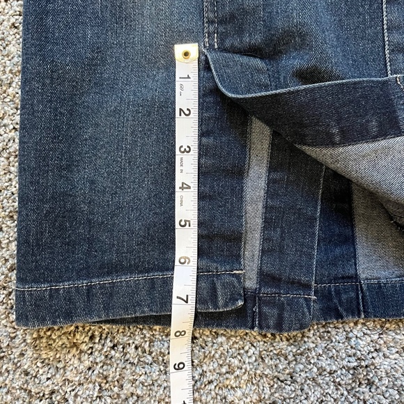 Genuine Sonoma Blue Jeans Skirt with front and back slits; Size 12 - Picture 10 of 10